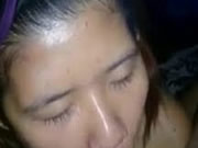 Sexo oral com o namorado à noite
