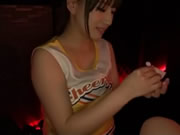 Boquete de beldade japonesa em bar